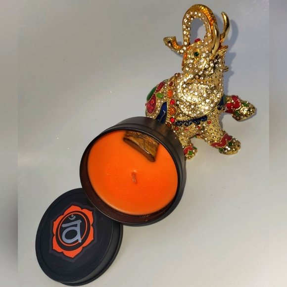 Sacral Chakra Manifestation Candles - Picture 1 of 1